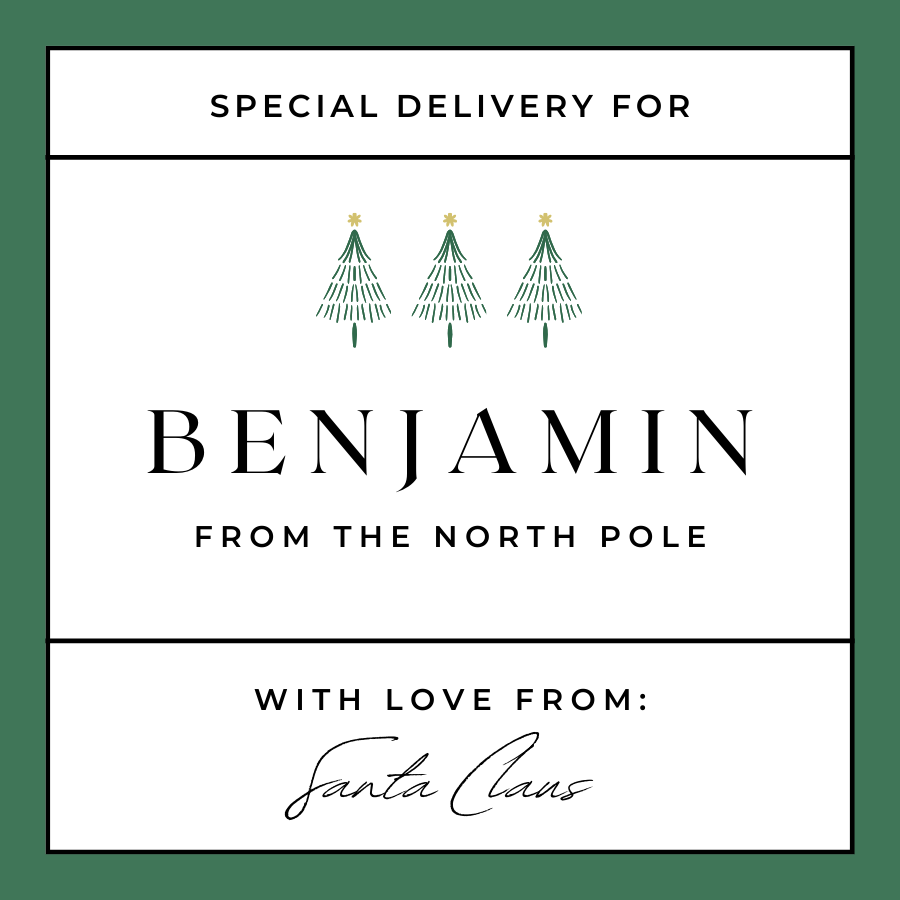 Personalized Santa Gift Labels (Square)