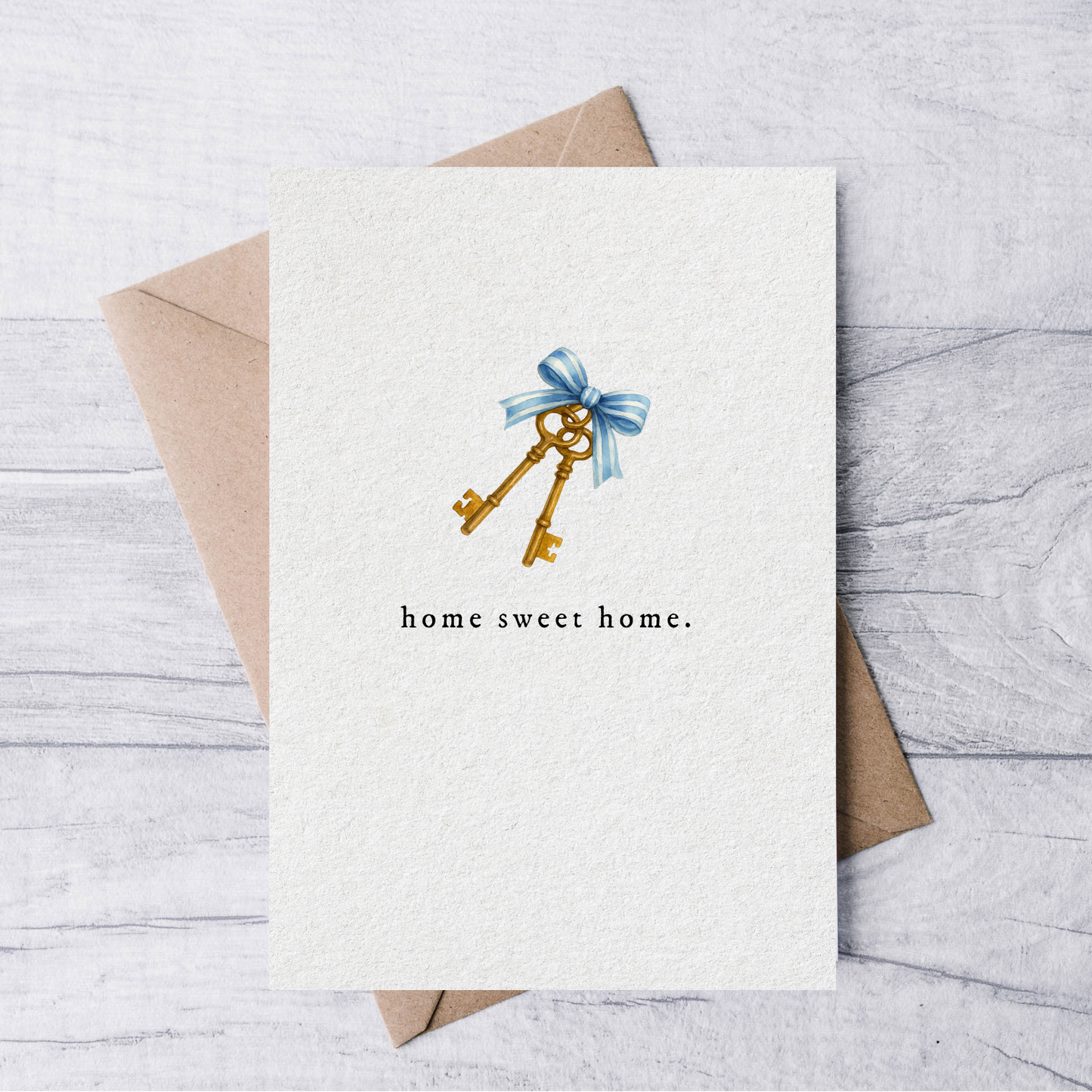 home sweet home housewarming greeting card