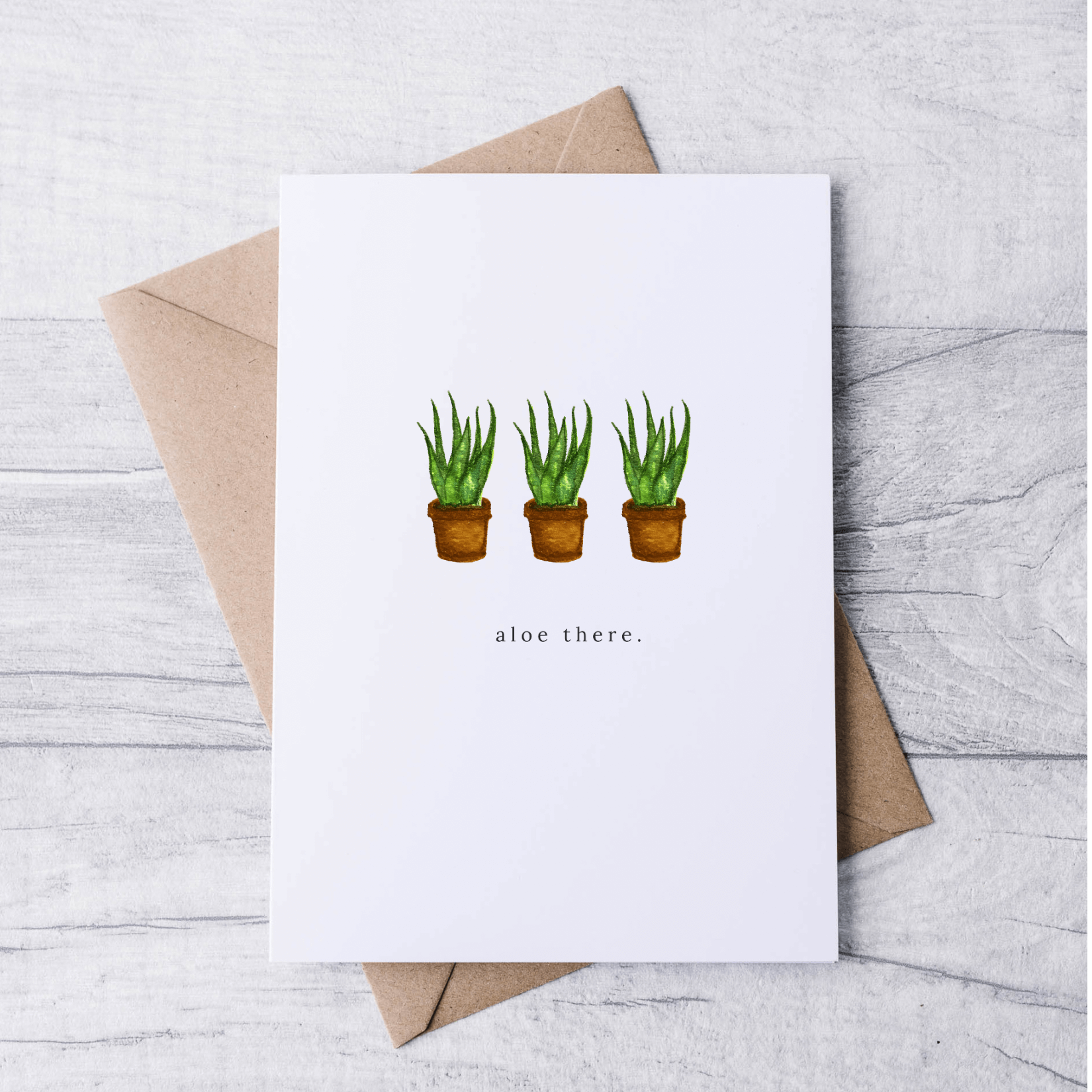 aloe there everyday greeting card