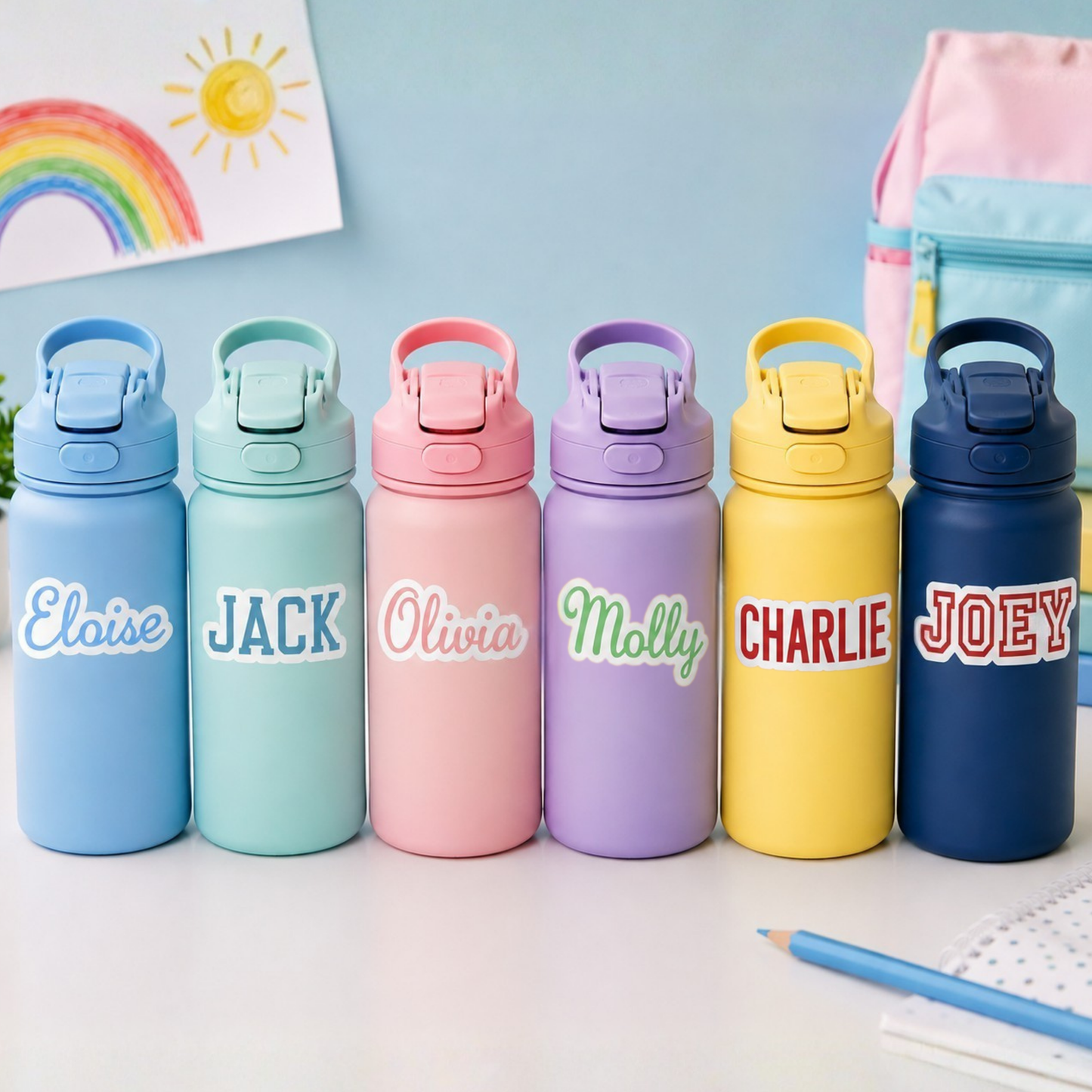 Personalized Waterproof Name Stickers