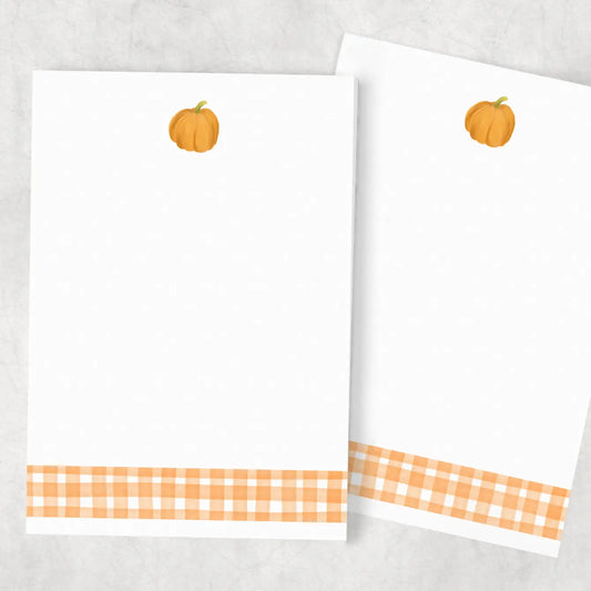 pumpkin fall notepad (5x7)