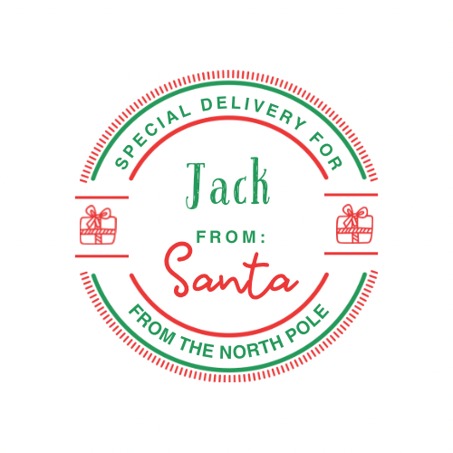 Personalized Santa Gift Labels