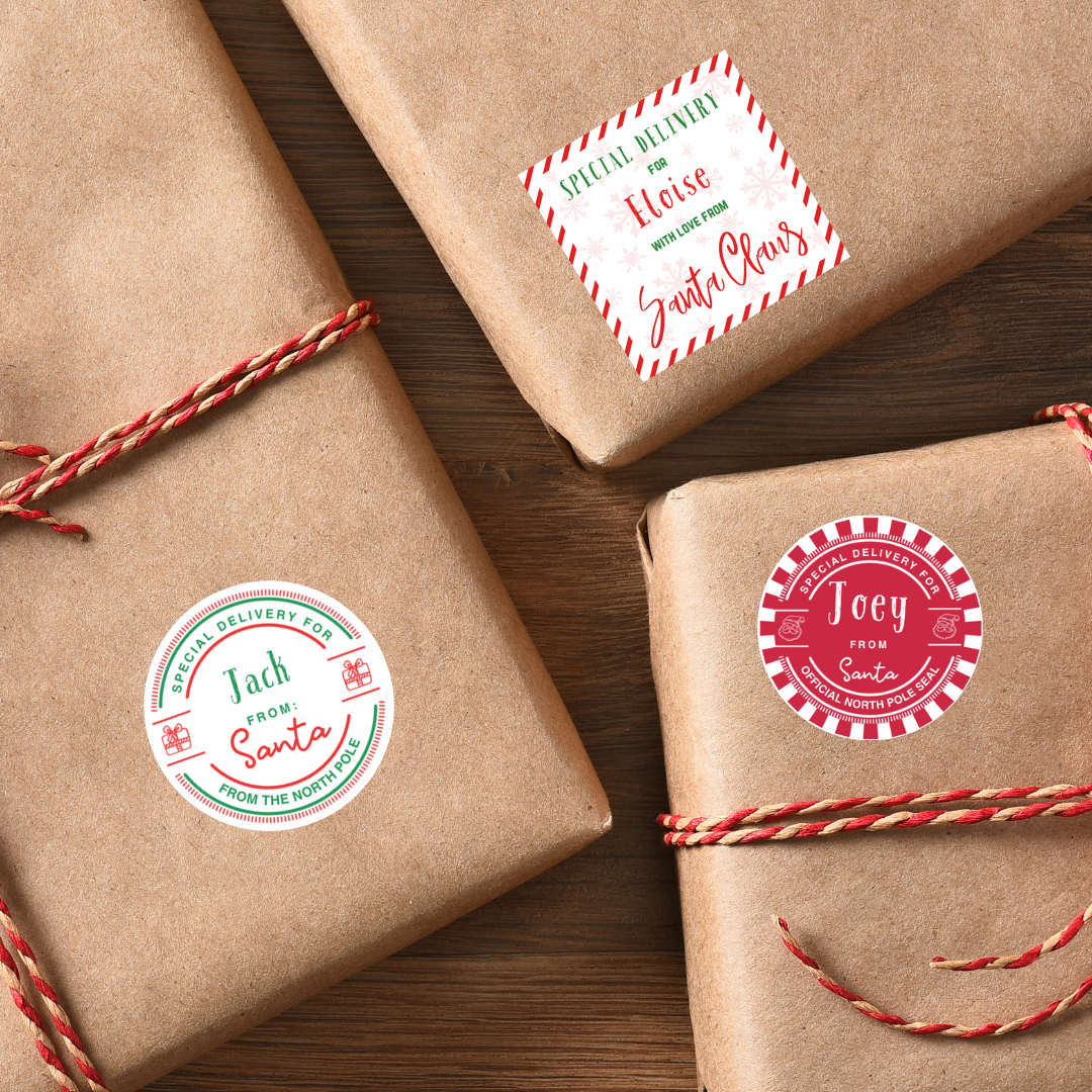 Personalized Santa Gift Labels