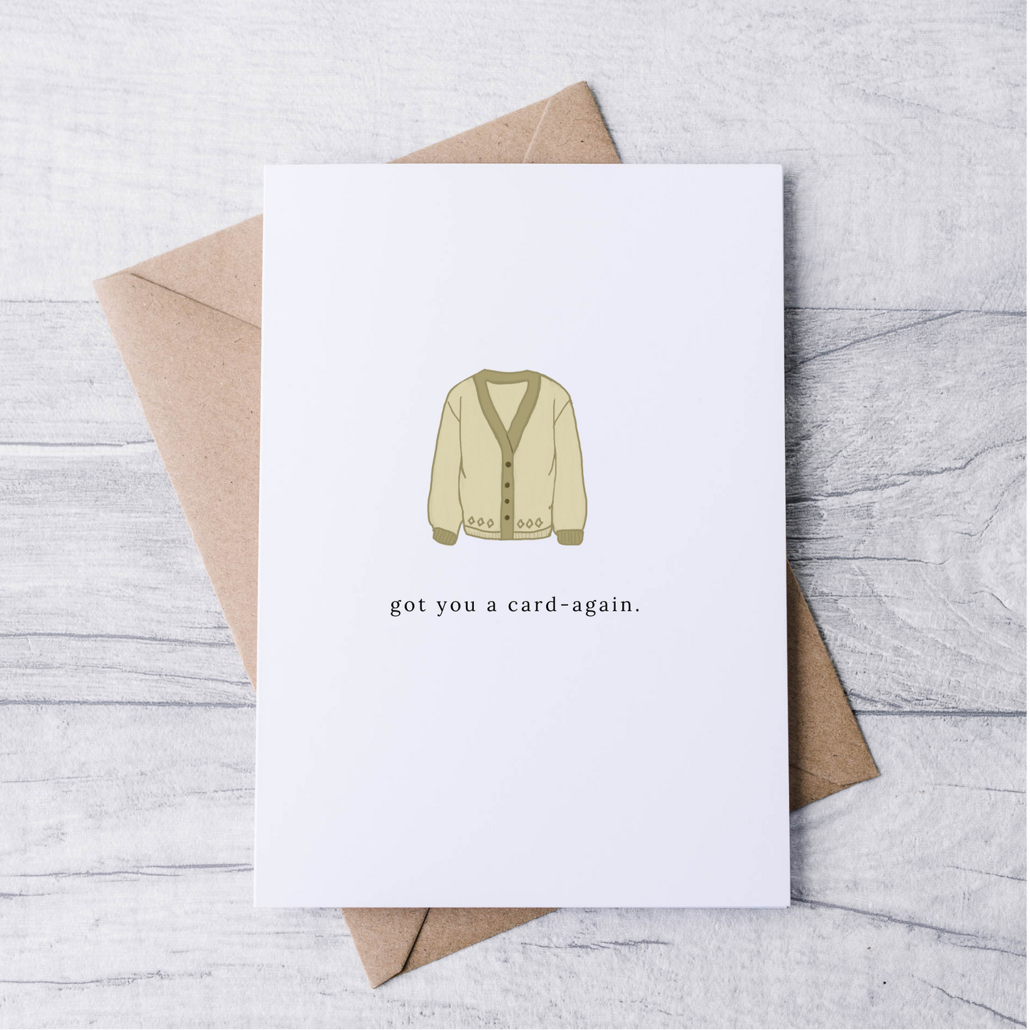 everyday greeting card funny pun