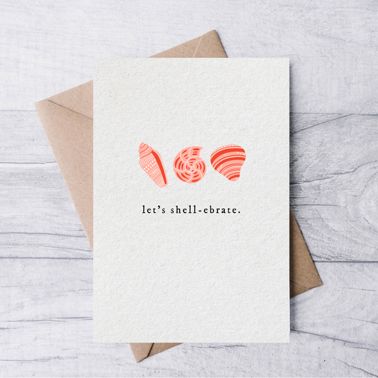 let's shell-ebrate card