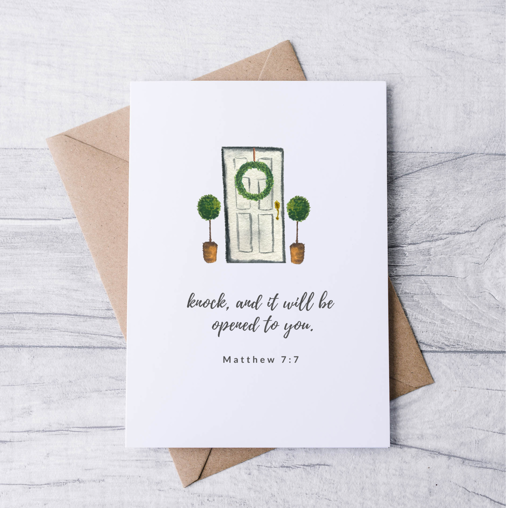 bible verse greeting card