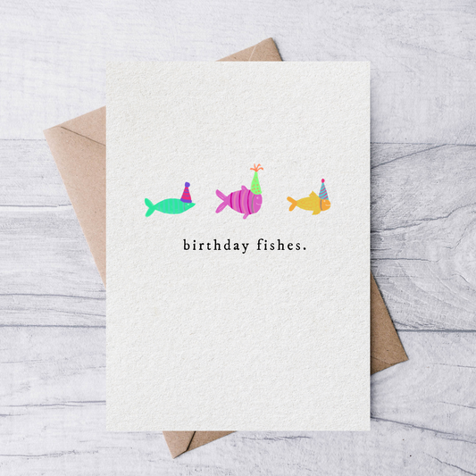 birthday fishes card