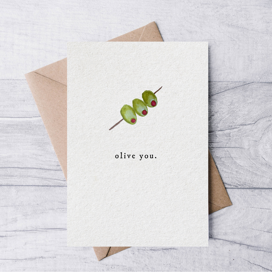 olive you card