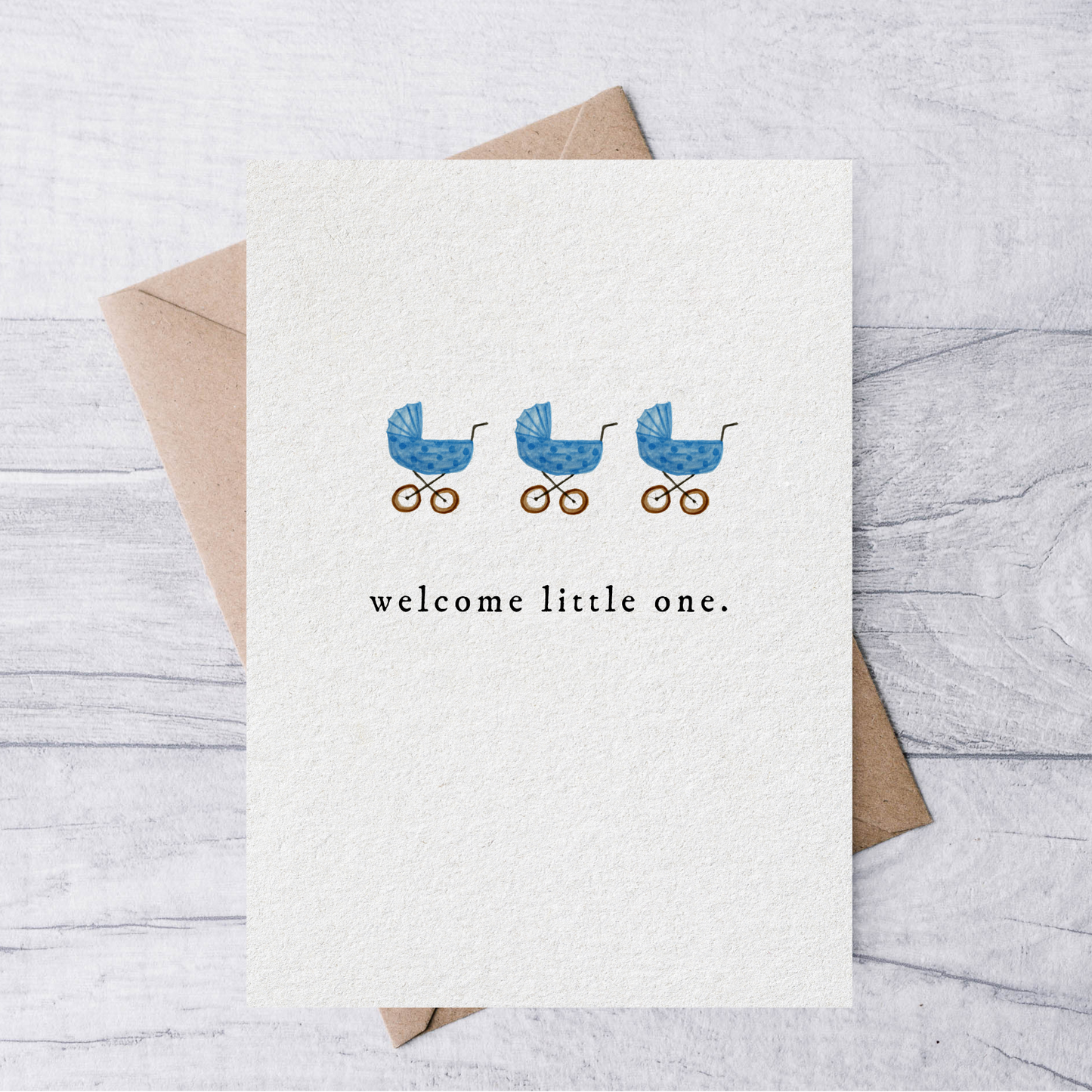 welcome little one  card