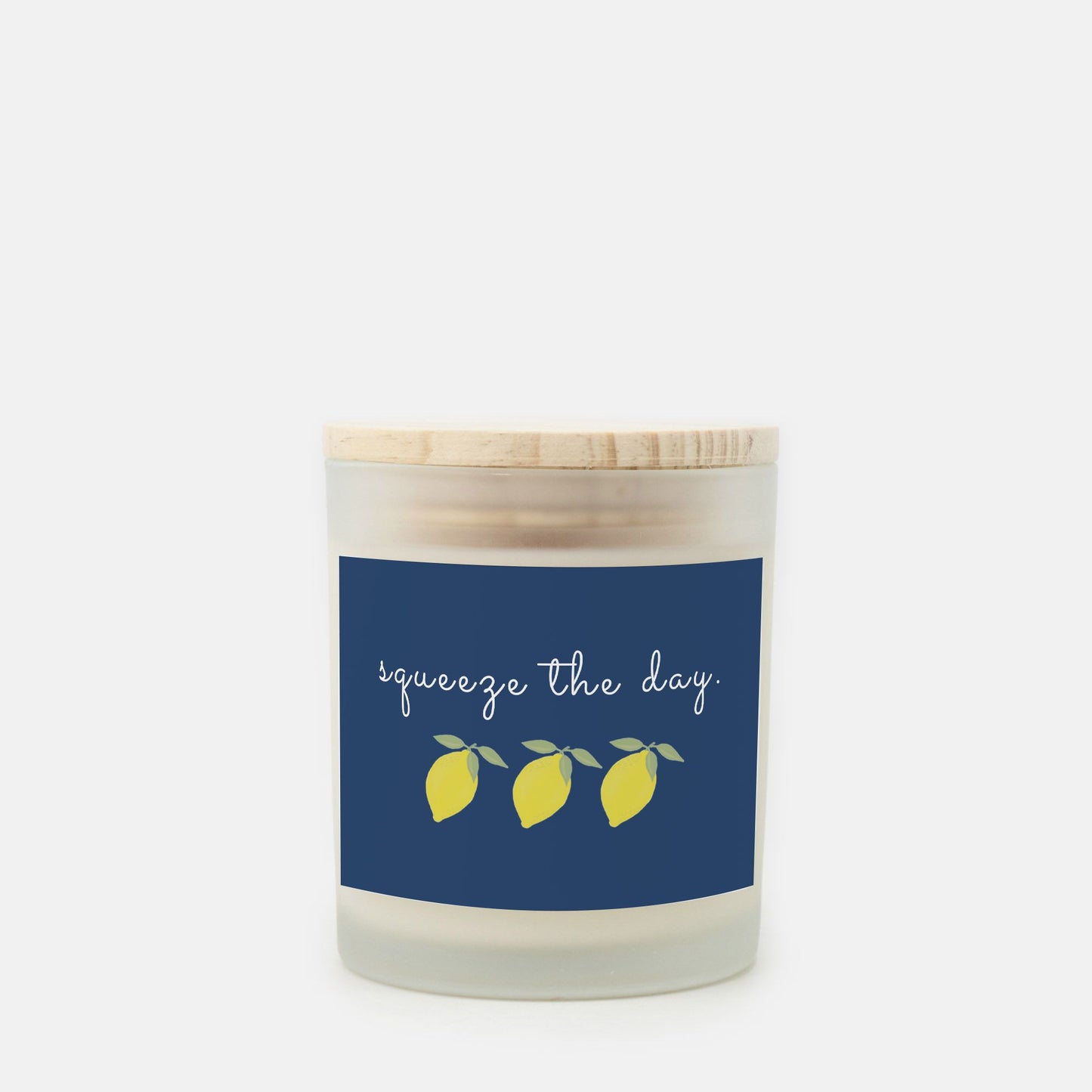 squeeze the day wood wick candle