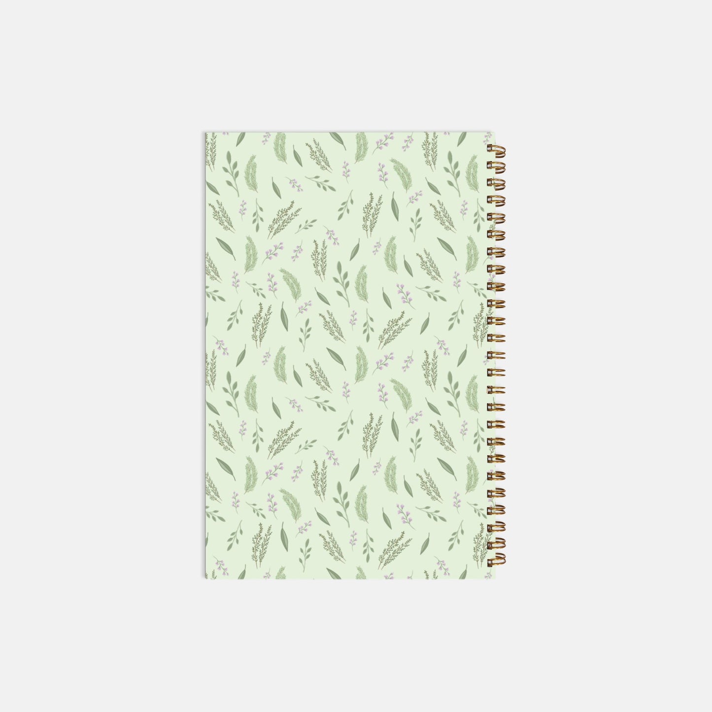 rosemary, sage & thyme planner hardcover spiral 5.5 x 8.5