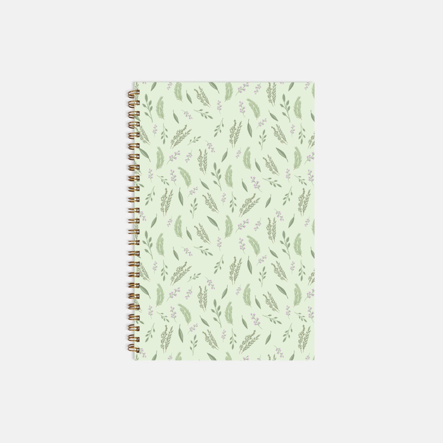 rosemary, sage & thyme planner hardcover spiral 5.5 x 8.5