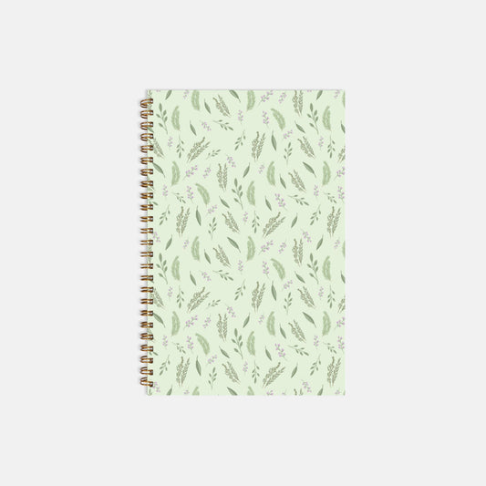 rosemary, sage & thyme planner hardcover spiral 5.5 x 8.5