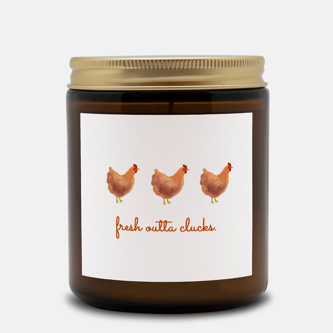 funny chicken candle gift